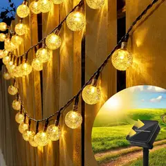 GENERICO - Luces Solares Con Sensor Decoración Para Exterior-Blanco cálido