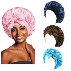 TIOZONEY - 4psc Gorros de Satén para Dormir