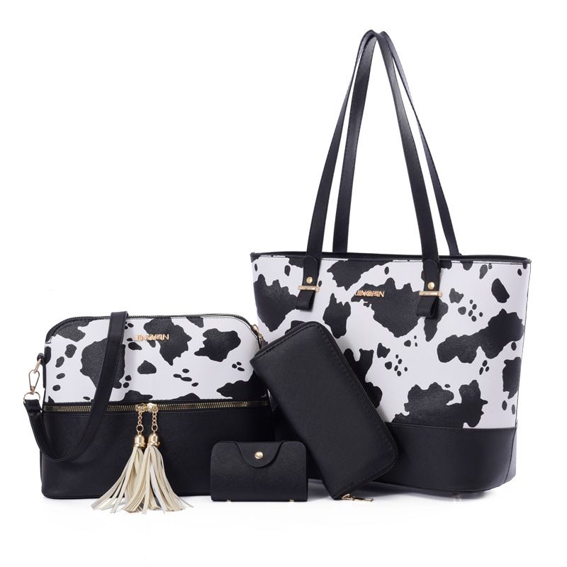 BLWOENS - Cartera de mujer -4 piezas - Negro