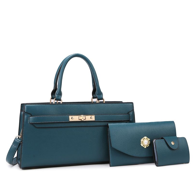 BLWOENS - Cartera de mujer -3 piezas - Azul