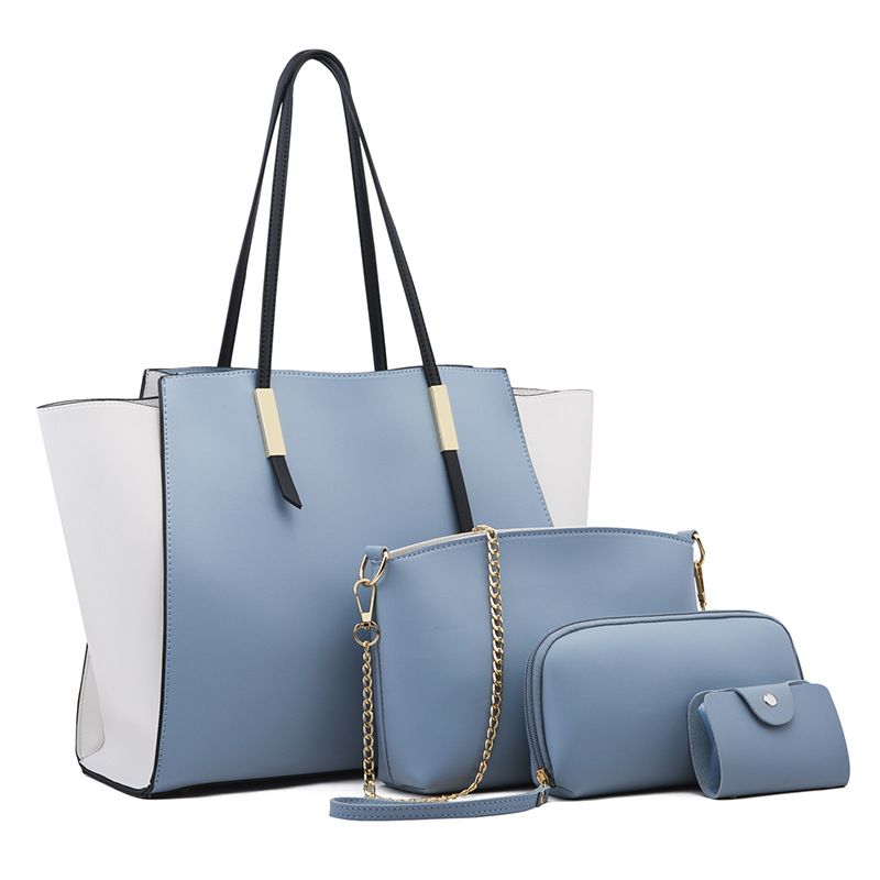 BLWOENS - Cartera de mujer -4 piezas - Azul