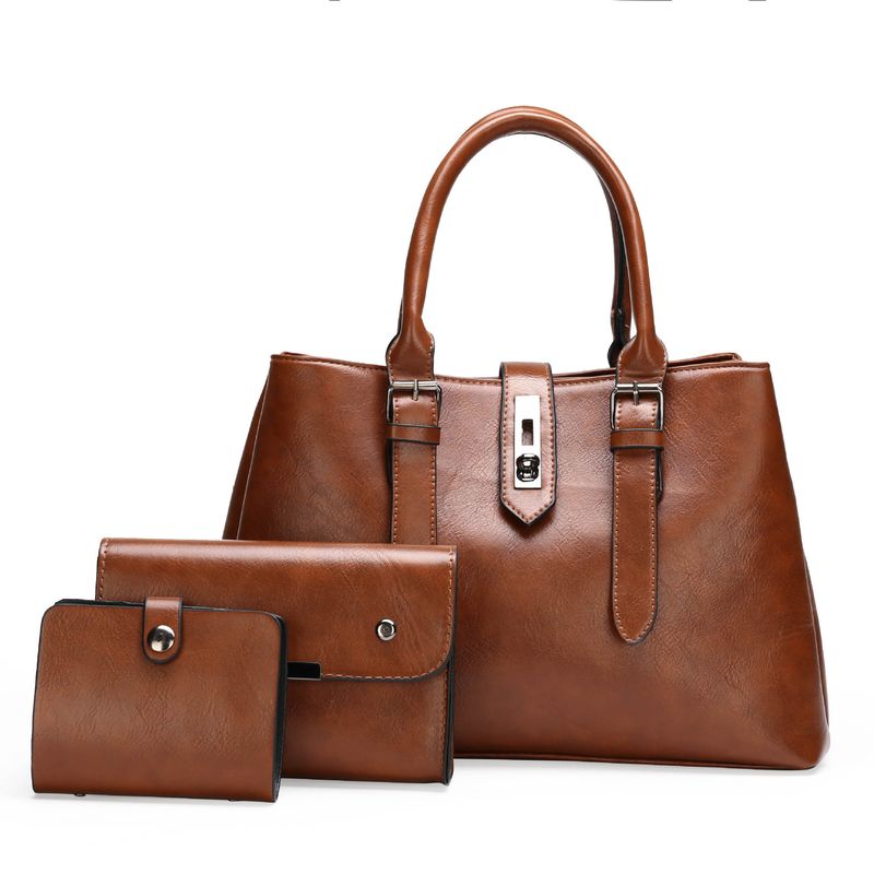 BLWOENS - Cartera de mujer -3 piezas - Café
