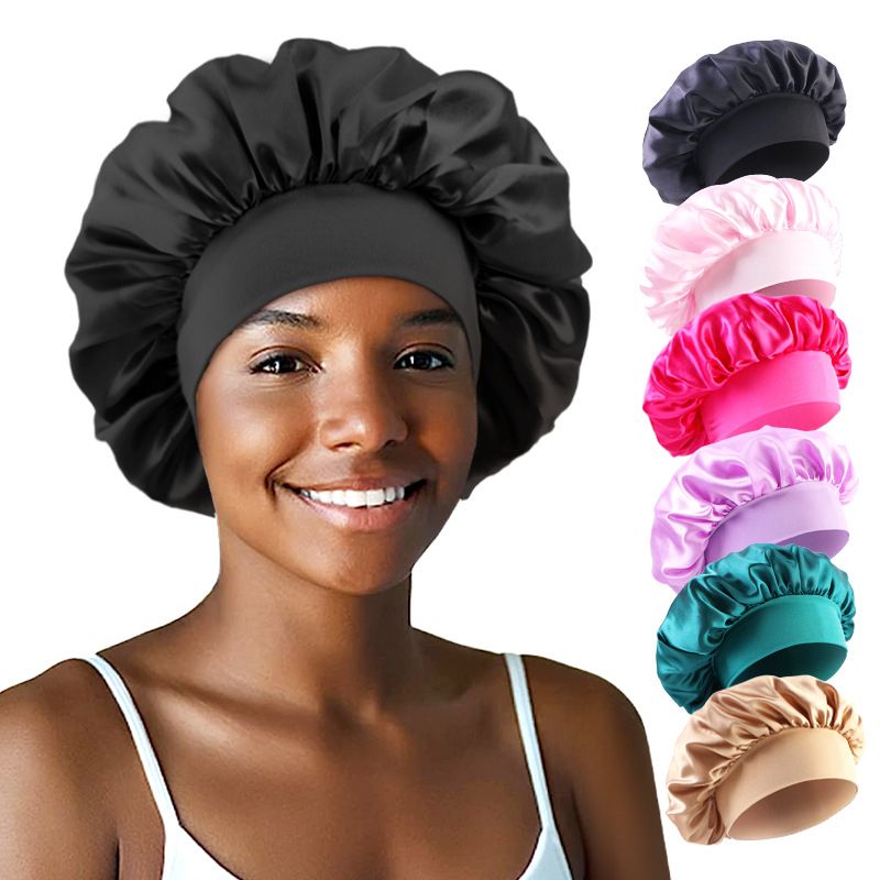 TIOZONEY - 6psc Gorros de Satén para Dormir