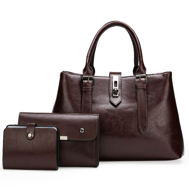 BLWOENS - Cartera de mujer -3 piezas - Café