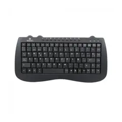 ULTRA - Mini Teclado Alambrico USB Slim Teclas Silenciosas Negro