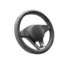 MATSUMOTO - Cubre Volante De Cuero M Black Para Vehículos