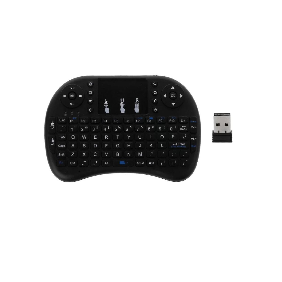 PHILCO - Teclado Inalambrico Mini Teclado Para Smart Tv Negro Philco