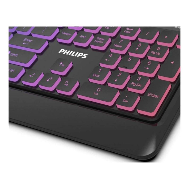 PHILIPS - Teclado Gamer USB Iluminado 107 Tecas Ingles G294 Philips