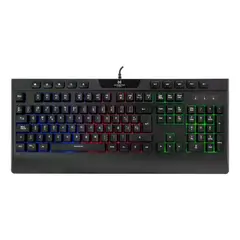 MONSTER GAMES - Teclado Gamer USB RGB Negro Inception