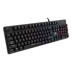 MONSTER GAMES - Teclado Gamer USB Retroiluminado Strategy