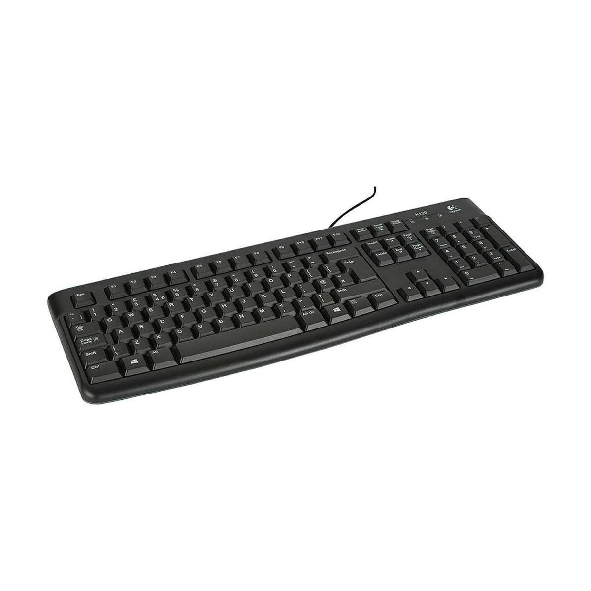 LOGITECH - Teclado Silencioso USB Negro K120 Logitech