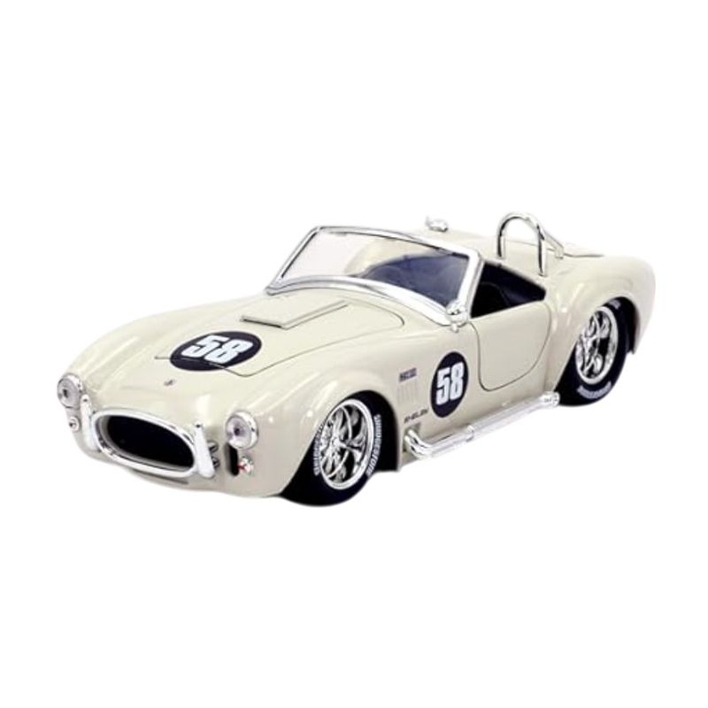 JADA TOYS - Shelby Cobra 427 S/C 1965 Blanco Muscle Escala 1:24 Jada