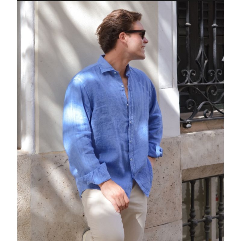 XPRESS RECHARGE - Camisa lino de alta calidad