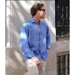 XPRESS RECHARGE - Camisa lino de alta calidad