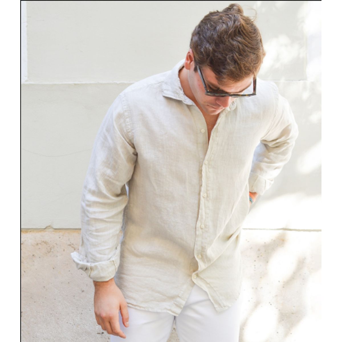 XPRESS RECHARGE - Camisa lino de alta calidad