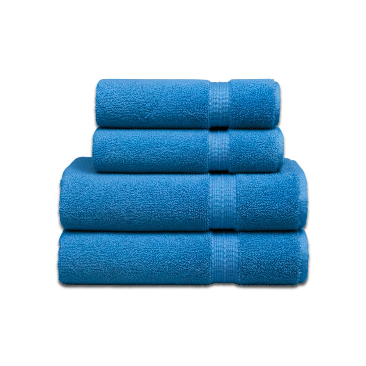 CHITECO - Pack 4 Toallas Chiteco (by Lourdes) 500g Baño y Manos Azul Turquesa