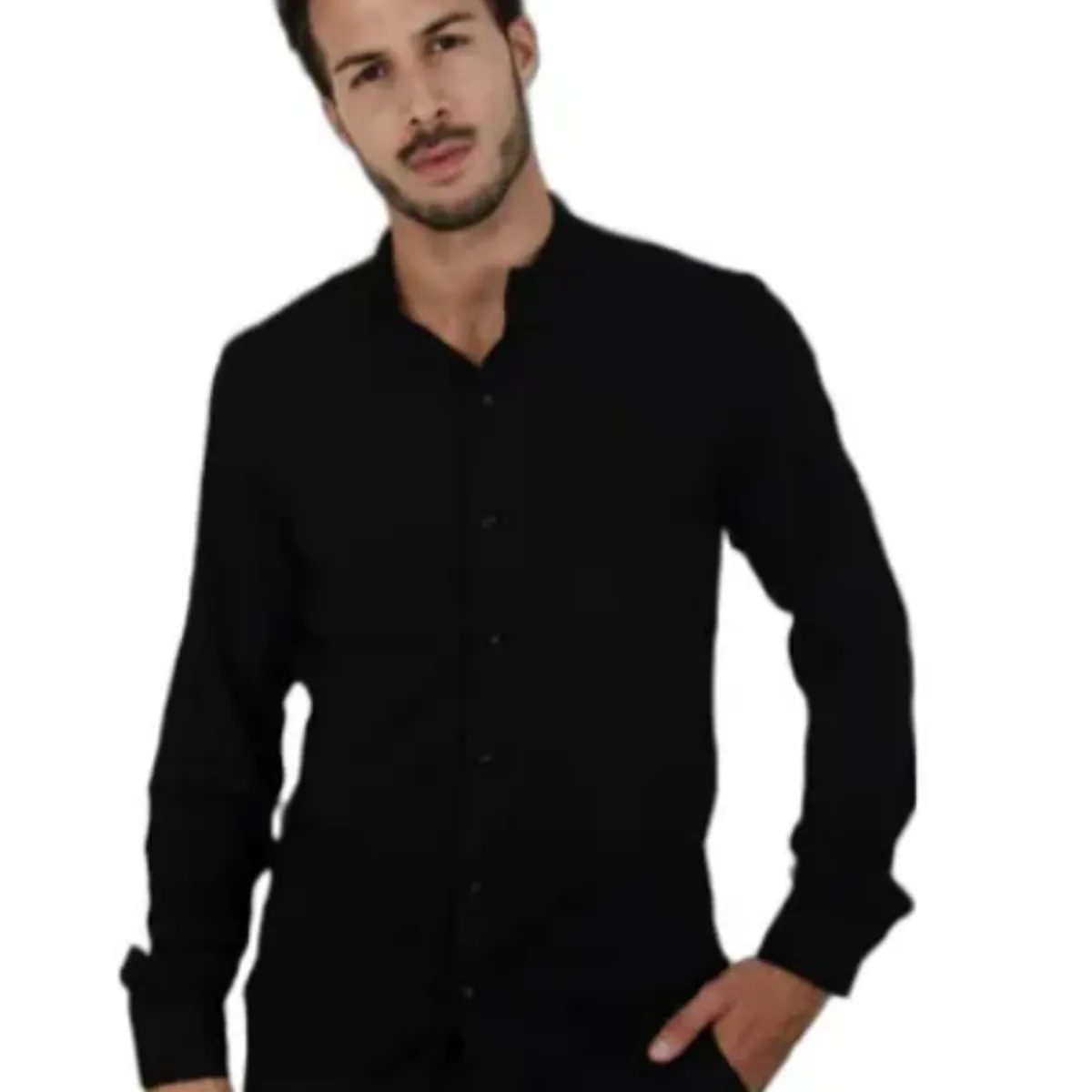 XPRESS RECHARGE - Camisa lino cuello paloma