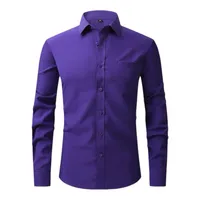 Camisa lisa para hombre