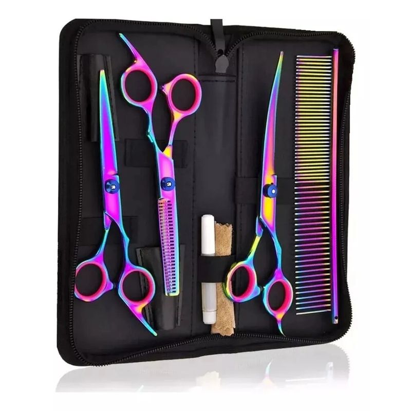 GENERICO - Set Tijeras Barberia Accesorios De Barberia Profesional