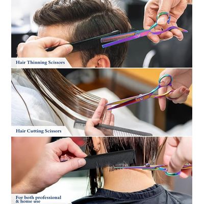 Imagen 2 del producto Set Tijeras Barberia Accesorios De Barberia Profesional