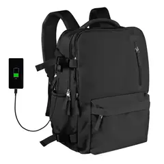 SUPERCENTER - Mochila De Viaje De Gran Capacidad Con Hombros Usb Puerto