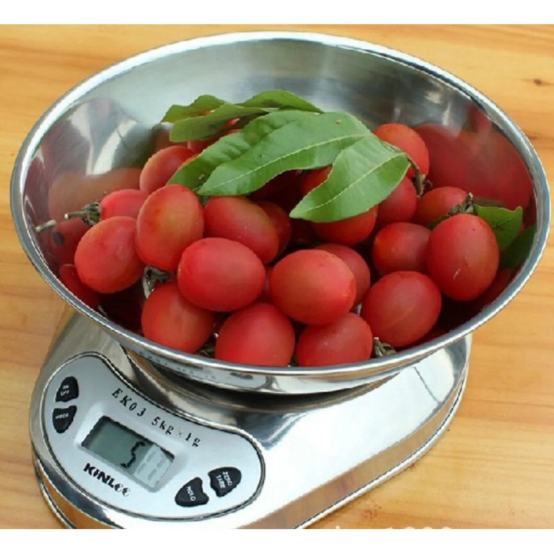 GENERICO - Pesa De Cocina Full De Acero Inoxidable 5kg 1gr Con Bowl
