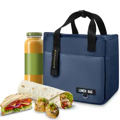 AIZO - Bolso Lonchera Térmica Tela Oxford Multicolores Portátil