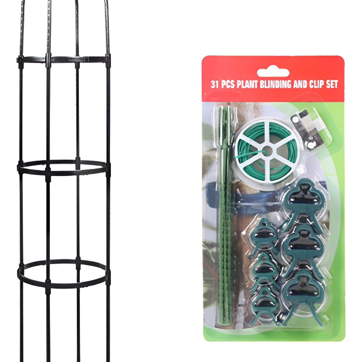 ANYHOGAR - Soporte Tutor Plantas Trepadoras Enredaderas Rosales