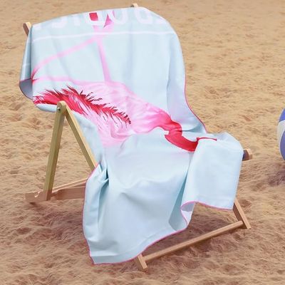 Imagen 2 del producto Toalla De Microfibra Secado Rapido Playa Viaje Estuche Rosa