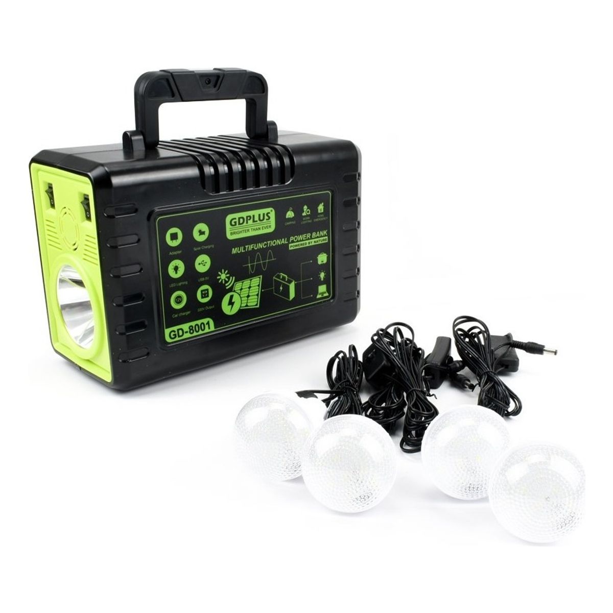 METEX - Kit Solar Estación Energía 300w Portátil Inversor Emergencia