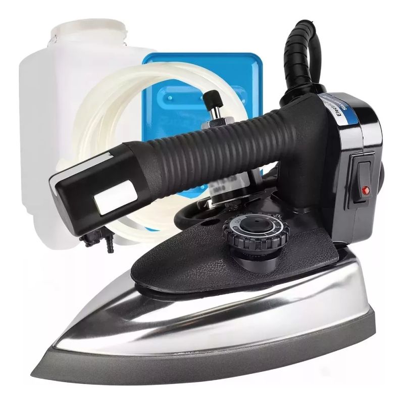 METEX - Plancha De Vapor Industrial 1200w Incluye Tanque De Agua