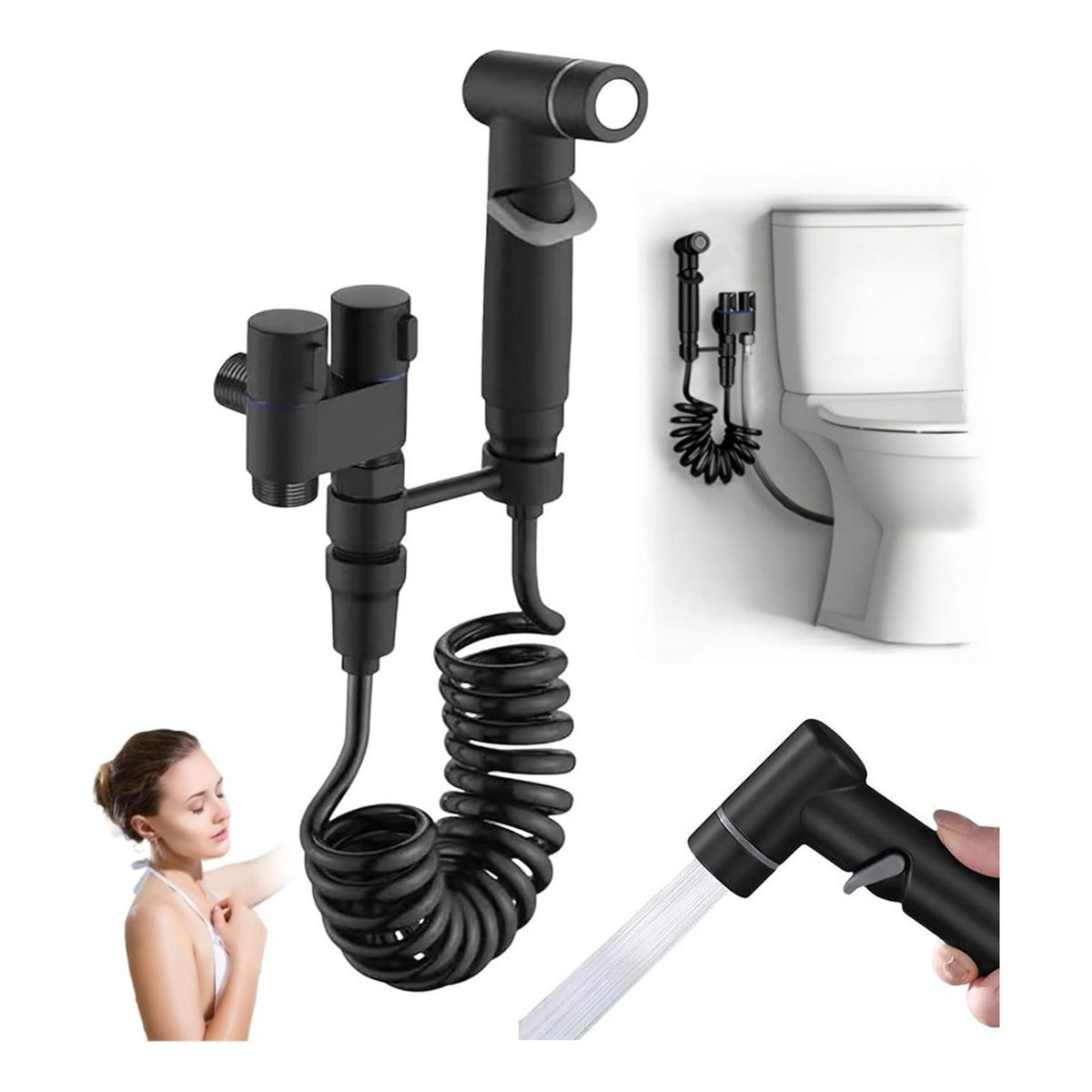 LABALAOS - Ducha Bidet Acero Inoxidable Baño Wc Inodoro Durable