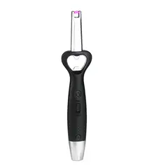 EDWINAYY - Encendedor Recargable Usb De Plasma Con Abrebotellas Vis111