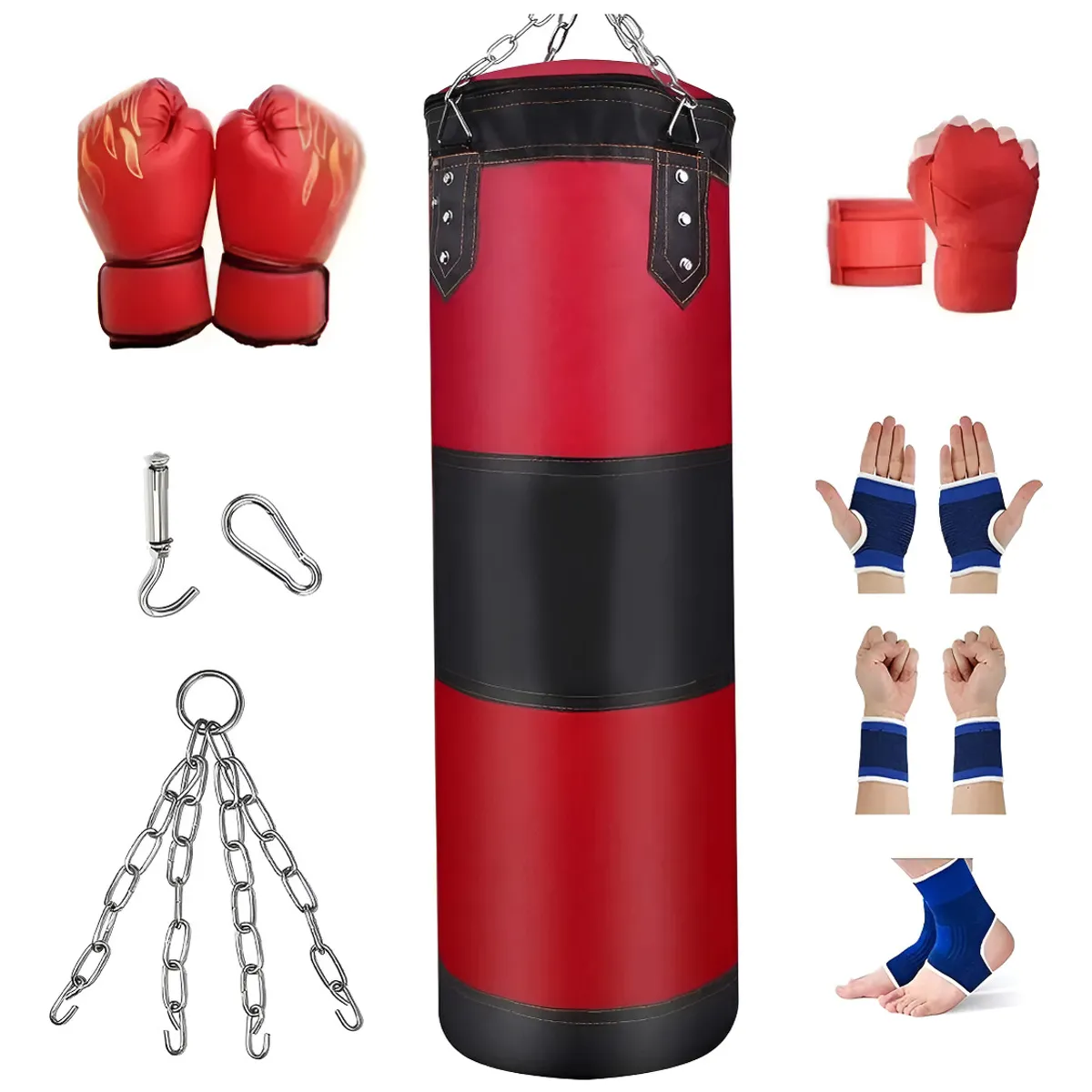 EASY FIT - Guantes De Boxeo + Juego De Ejercicios Con Sacos De Arena