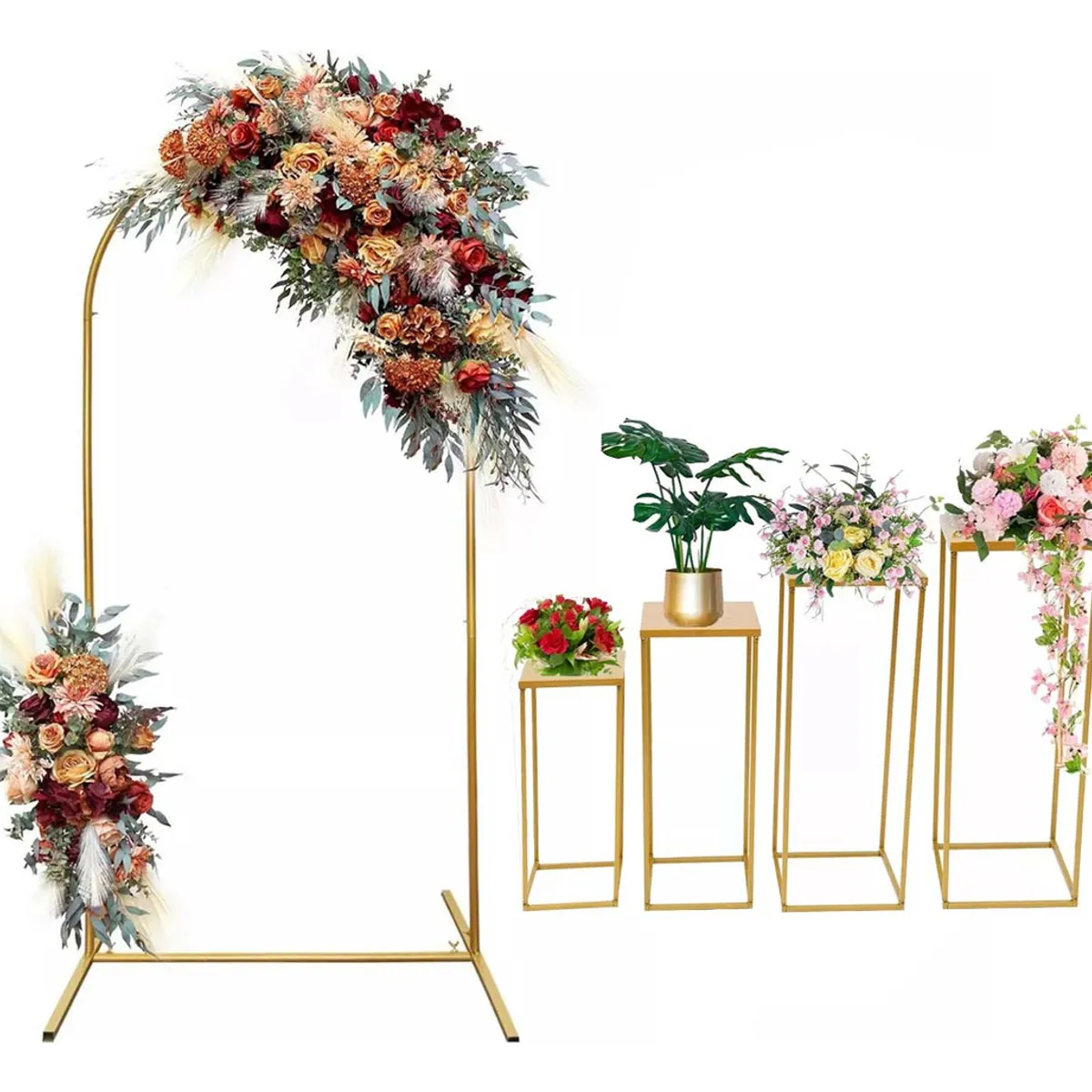 ANYHOGAR - Kit Mesas Candy Bar Decoracion Estructura Metalicas Fiesta