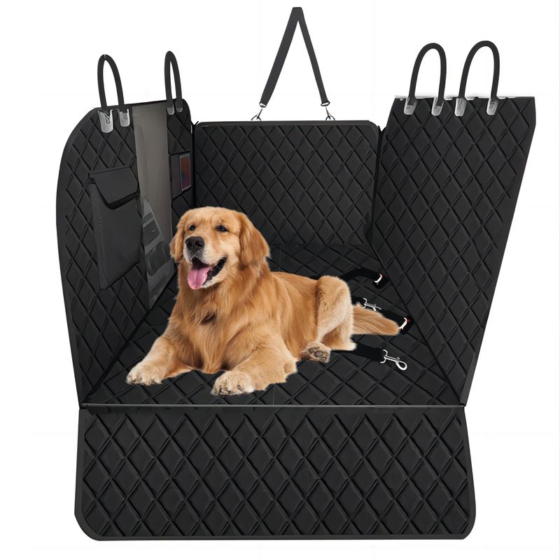 BAYGE - Funda Para Asiento Trasero De Perro Con Base Dura Fuerte