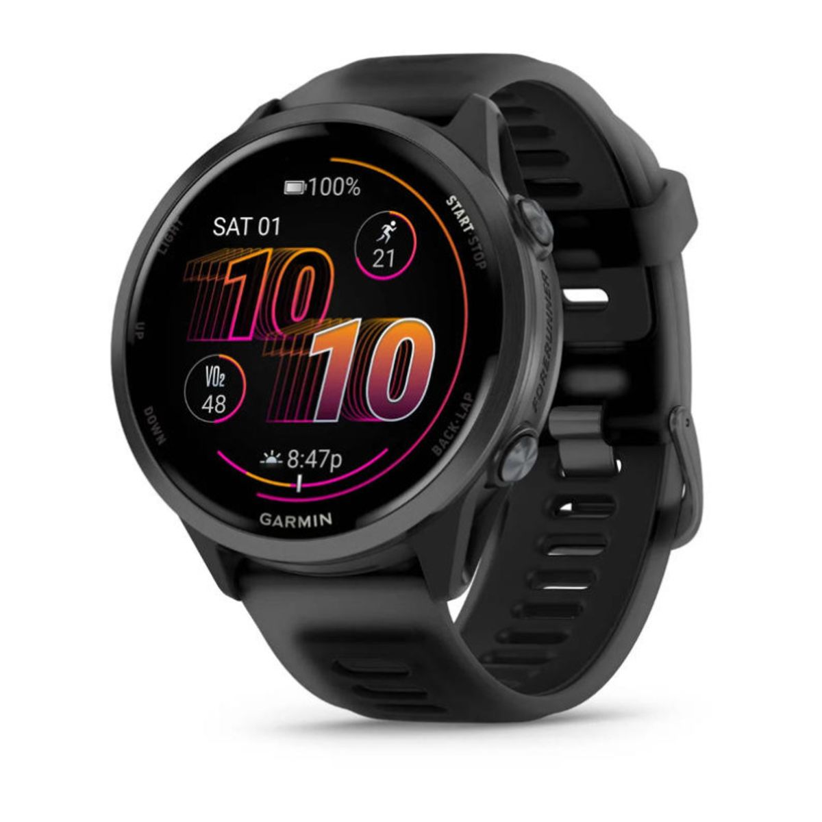 GARMIN - Garmin Forerunner 570 47mm GPS Running Smartwatch Negro