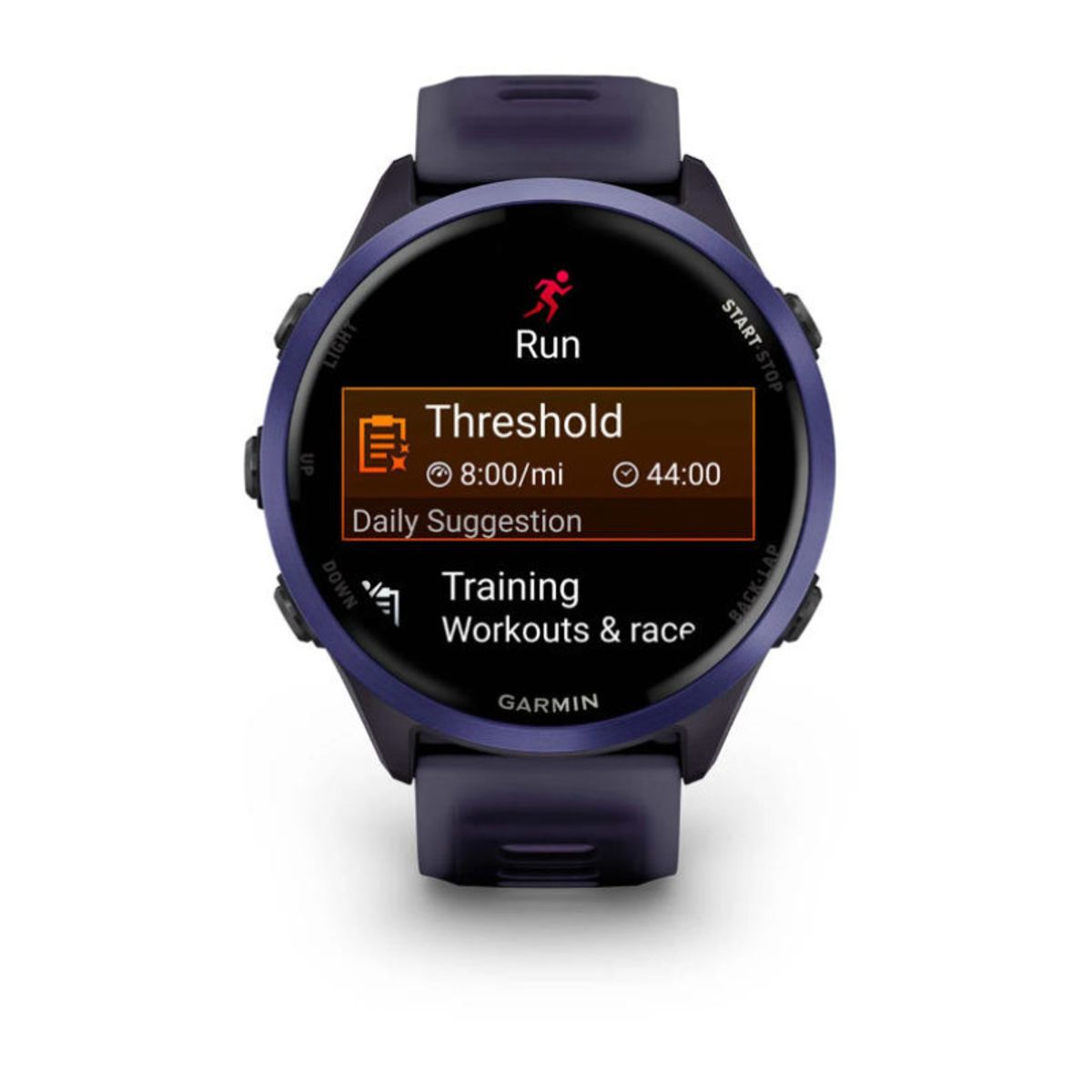 GARMIN - Garmin Forerunner 570 42mm GPS Running Smartwatch Morado