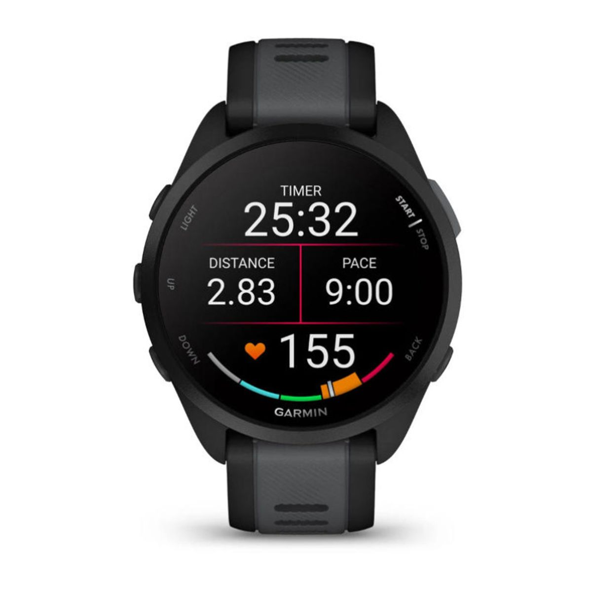 GARMIN - Garmin Forerunner 165 Music GPS Running Smartwatch Negro