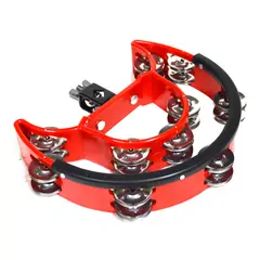 RMX - PANDERO ROJO DOBLE PARA BATERIA PDB-60R