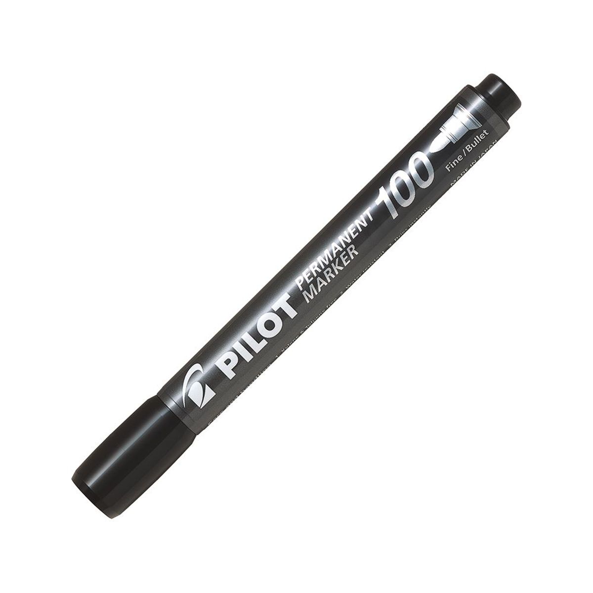 PILOT - 12 un. Marcador Permanente Fino Negro