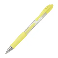 PILOT - 12 un. Lápiz Gel G-2 0.7 mm. Amarillo Pastel