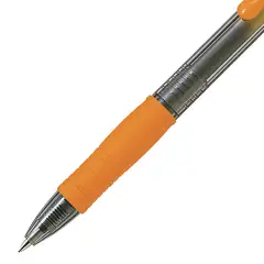 PILOT - 12 un. Lápiz Gel G-2 0.7 mm. Naranjo
