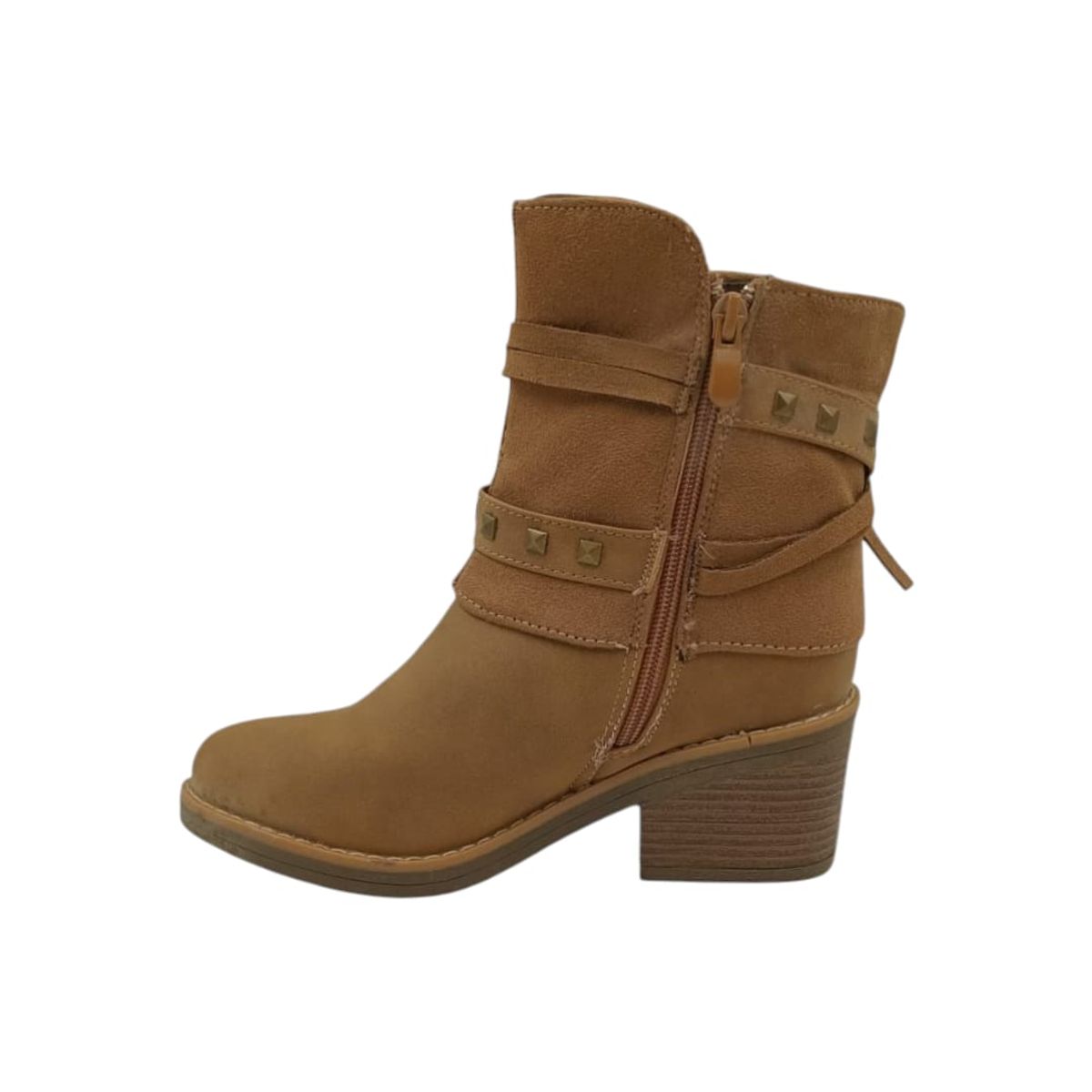 HERIEL - Bota Café Gamuza Mujer