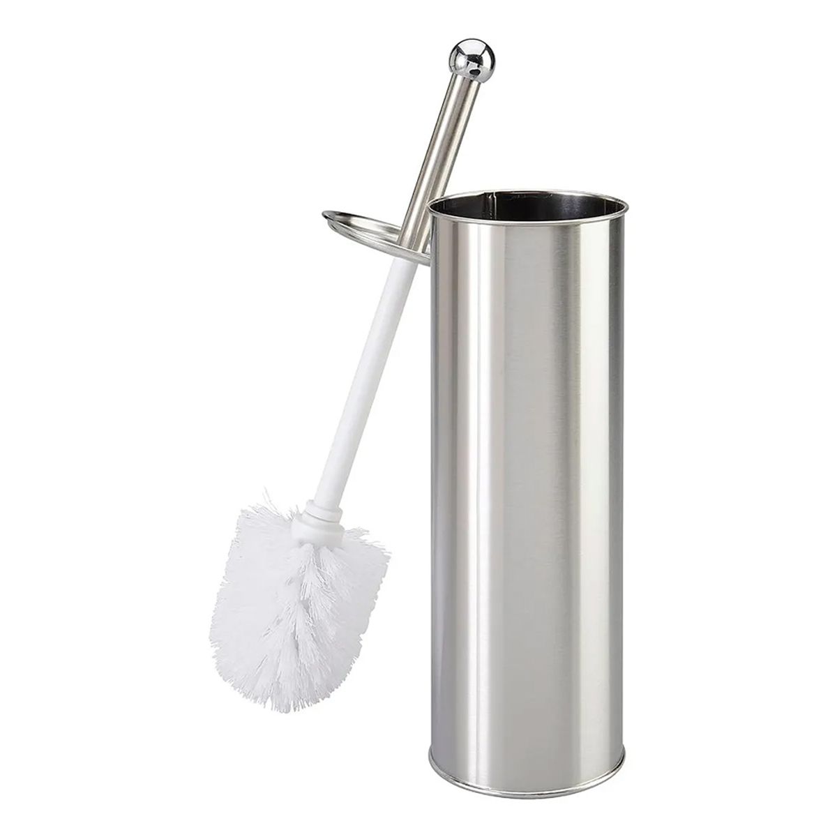 GENERICO - Escobilla de Baño Cepillo con Soporte de Acero Inoxidable
