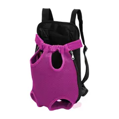 PUPU SHOP - BOLSO CANGURO MORRAL TRANSPORTE MASCOTA - Fucsia - M