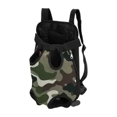 PUPU SHOP - BOLSO CANGURO MORRAL TRANSPORTE MASCOTA - Verde - L