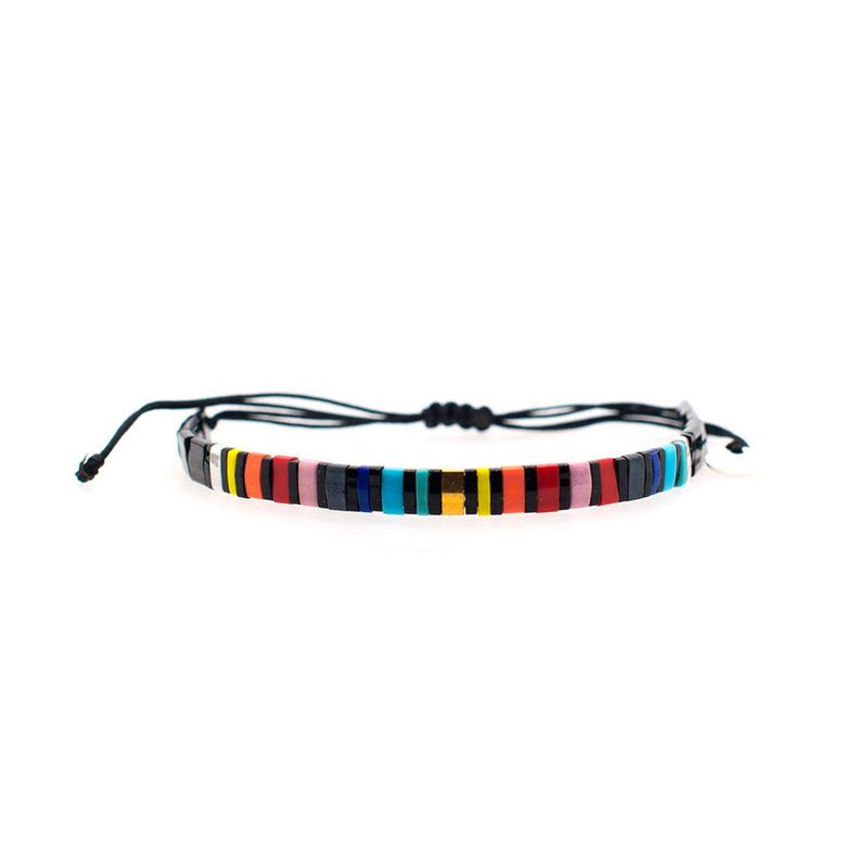 ZAZU - Fita Negra Arcoiris y Dorado
