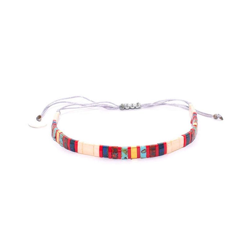 ZAZU - Pulsera Fita Picasso y Beige