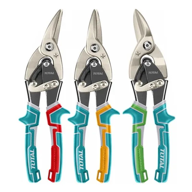 TOTAL TOOLS - Tijera Corte Aviación Hojalatera 3 Pcs Total Tht520106k